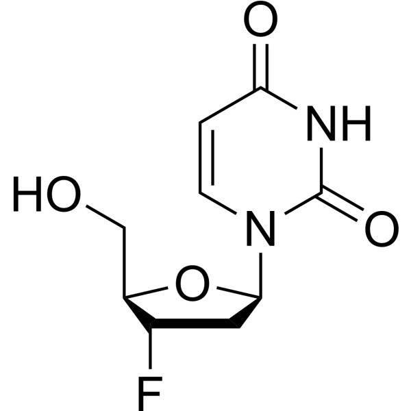 2′,3′-Dideoxy-3′-fluorouridine (3′-fluoro-2′,3′-dideoxyuridine) 41107-56-6